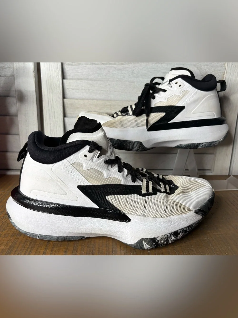 Jordan One Take 4 Russell Westbrook White Black Men’s Sneakers Size 9.5
